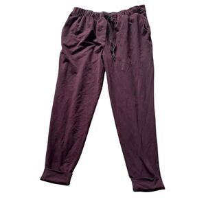 LULULEMON maroon Crop Ankle SWEATPANTS PANTS men’s sz M